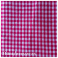 Pink-weiß karierter Baumwollstoff (5mm)