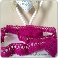 Spitzenband pink, 15mm